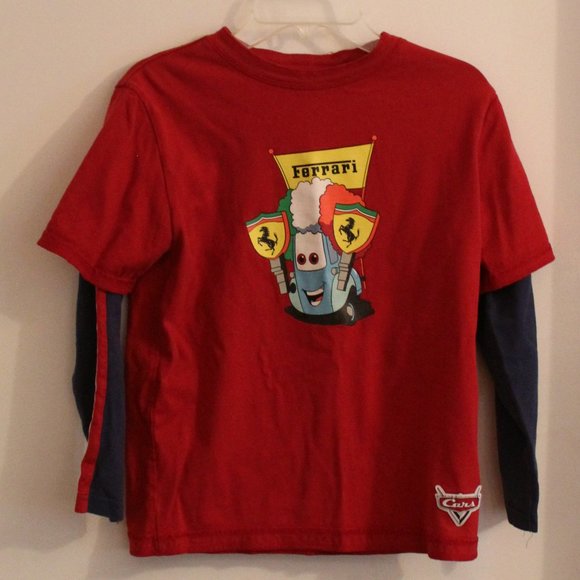 Disney Cars Long Tee Shirt - Picture 1 of 2
